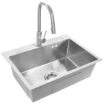 REA REA - Oceľový drez Liam BRUSH NICKEL s kuchynskou batériou KPL-96006