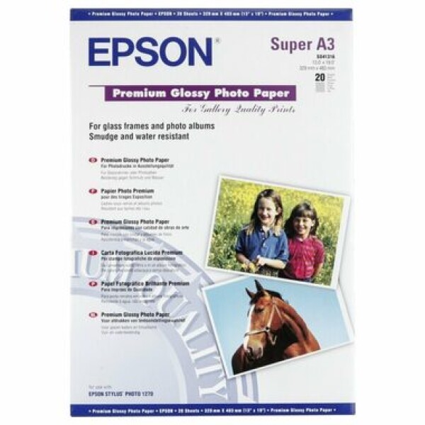 EPSON Paper A3+ Premium Glossy Photo (20 listov) (C13S041316)