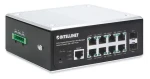 Intellinet 8- Port Gigabit PoE+ Switch / Switch / Managed L2+/L3 / 2x SFP / DIN lišta / IP30 (508278)