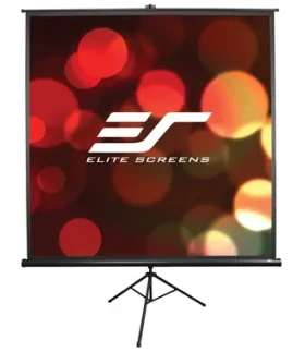 ELITE SCREENS plátno mobilná trojnožka 113" (1:1) čierna / 203.2 x 203.2 cm / zisk 1.1 (T113UWS1)