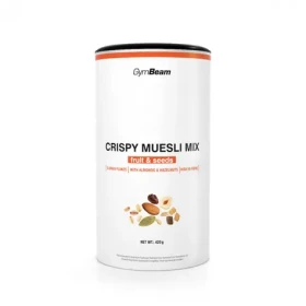 Chrumkavá zmes müsli - GymBeam (ovocie a semienka, 420 g) (49777-3-420g-fruit&seeds)