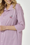 Taro Joliee 3436 3/4 S-XL Z25/26 dámska košeľa bez gombíkov Růžová S