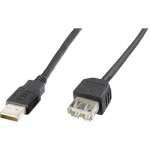 Digitus / Predlžovací kábel USB 2.0 / USB A - USB A / 3 m / čierny (AK-300200-030-S)