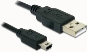 Delock kábel USB 2.0 A-samec lt;-gt; USB mini-B 5-pin samec / 1.5 m (82252)