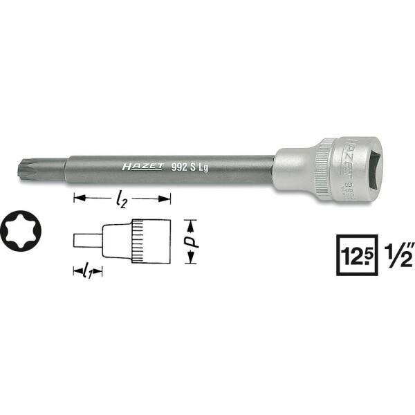 Hazet 992 nástrčný kľúč 1/2 (12.5 mm) 992SLG-T50; 992SLG-T50