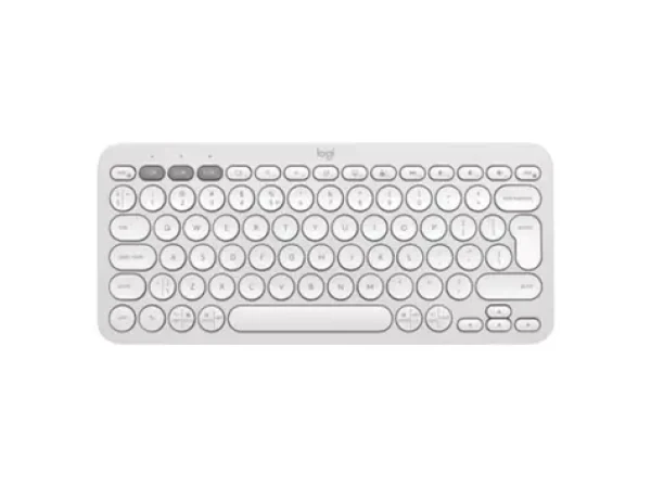 Logitech Pebble Keys 2 K380s biela / Bezdrôtová klávesnica / BT / USB / CZSK Layout (920-011852CZS)