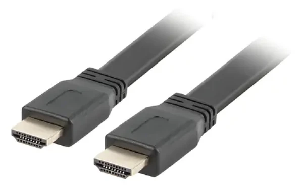 Lanberg CA-HDMI-21CU-0018-BK čierna / Kábel HDMI / 1.8 m / HDMI 2.0 / 18 Gbit/s / ARC (CA-HDMI-21CU-0018-BK)