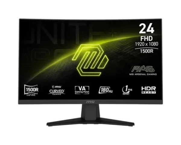23.6" MSI MAG 244C čierna / LED / 1920 x 1080 / VA / 16:9 / 1ms / 3000:1 / 250cd-m2 / HDMI + DP / VESA (MAG 244C)