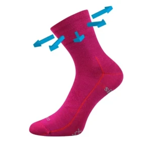 VOXX Baeron fuxia ponožky 1 pár 35-38 116373