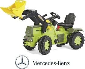 Rolly Toys šliapací traktor s pojazdom Mercedes Benz Bucket