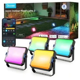 Govee Flood Lights 2 / vonkajšie SMART LED svetlá / 4ks / 500lm / 2700-6500K / IP66 / BT WiFi (H8057C11)