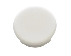 Záslepky do otvorov na závesnú koľajnicu biele, plastové, sada (10 ks)%