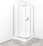 SAT - Set sprchovacieho kúta a vaničky, štvorec 90x90 cm Multi Basic SIKOBKMUQ90CRCH SIKOBKMUQ90CRCH