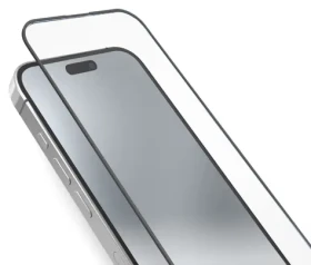 SBS pre Apple iPhone 15 Pro Max čierna / Tvrdené sklo / Full Cover