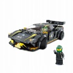 Kruzzel Čierne auto automobilový stavebnicový set