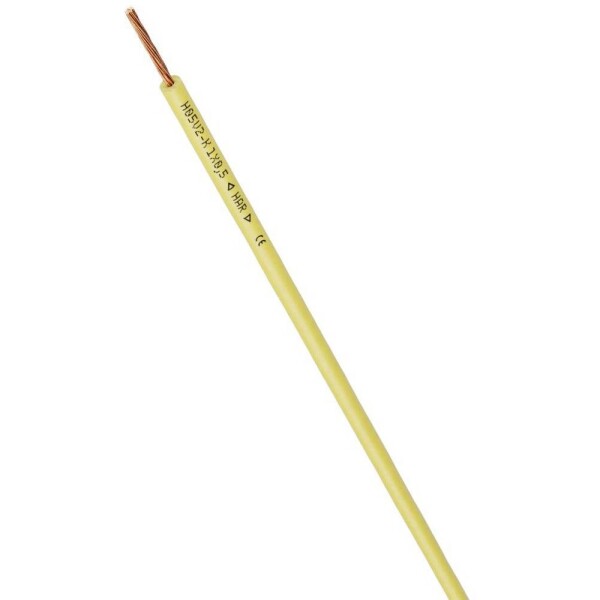 LAPP 4515112/100 jeden drôt, 1 x 0.75 mm², žltá, 100 m; 4515112/100