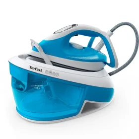 TEFAL Express Airglide SV8002 modro-biela / Parná žehliaca stanica / 2800 W / 1,8 l / 120 g/min (SV8002)