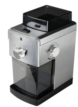 WMF Stelio Edition čierna / Mlynček na kávu / 110 W / 17 stupňov mletia (41707001)