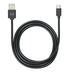Mobilis kábel USB-C - USB-A / 1 meter / čierna (001278)