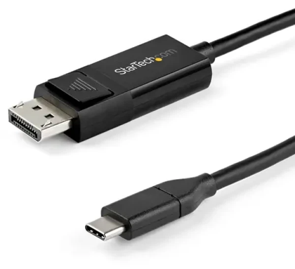 StarTech Kábel USB-C na DisplayPort 1.4 čierna / Kábel / 1 m / 8K / bidirekcionálny (CDP2DP141MBD)