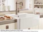 VILLEROY & BOCH VILLEROY & BOCH - Keramický drez Single-bowl sink White alpin modulový 595 x 630 x 220 bez excentra 632061R1