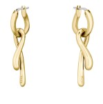 Hugo Boss Fashion pozlátené náušnice z ocele 2v1 1580704