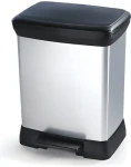 Curver Pedálový odpadkový kôš 30 l strieborná / Odpadkový kôš / Pedálový / 30 l (50279)