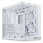 Lian Li O11 Dynamic Mini V2 Flow biela / Micro ATX / 5x 120 mm ventilátor / tvrdené sklo (O11DMIV2FW)
