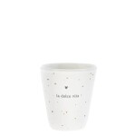 Bastion Collections Porcelánová šálka na espresso La Dolce Vita 50 ml