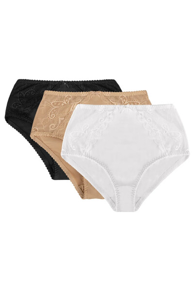 Mitex Aga 3-pack farba: biela/béžová/čierna S