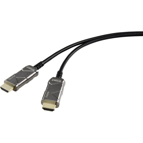 SpeaKa Professional HDMI prepojovací kábel Zástrčka HDMI-A, Zástrčka HDMI-A 10.00 m čierna SP-8821984 8K UHD HDMI kábel; SP-8821984