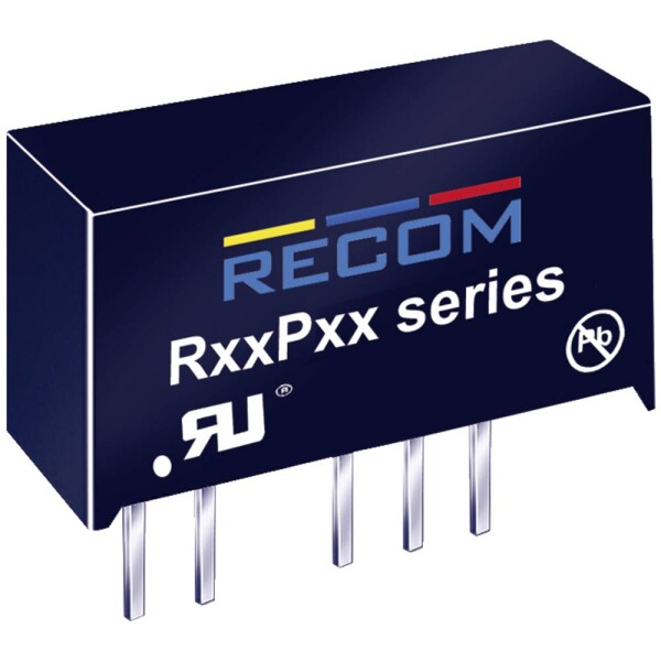 RECOM R24P12S DC / DC menič napätia 24 V 12 V 0.084 A 1 W Počet výstupov: 1 x; R24P12S