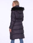 Dámsky kabát Coat BLH220027FXR tmavošedý -. PERSO 46/3XL