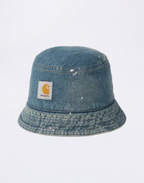Carhartt WIP Belmar Bucket Hat Blue destroy wash M-L