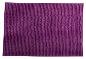 MSV CHENILLE kúpeľňová predložka 40 x 60 cm fialová / mikrovlákno / protišmyková