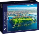 BlueBird Puzzle Pohľad na Gijón, Španielsko