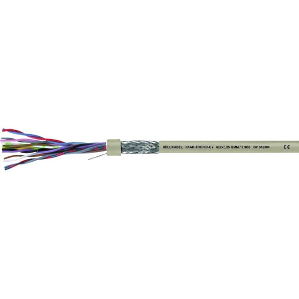 HELU 17013-1000 dátový kábel LiYCY 3 x 2 x 0.75 mm² sivá 1000 m; 17013-1000