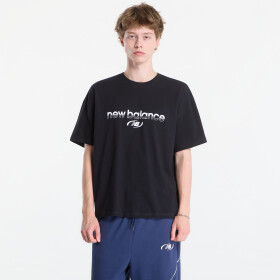 Tričko New Balance Trackside T-Shirt Black L