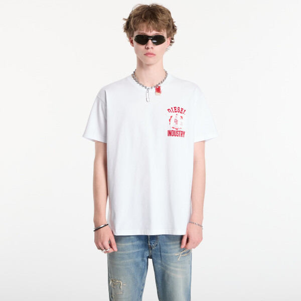Tričko Diesel T-Norm-V14 T-Shirt White XL