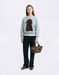 Thinking MU Pet Portrait Blue Bonnie Sweatshirt BLUE S