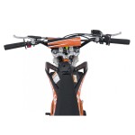 Mamido Detská benzínová motorka RamiGO ULTRA 66 125CC oranžová