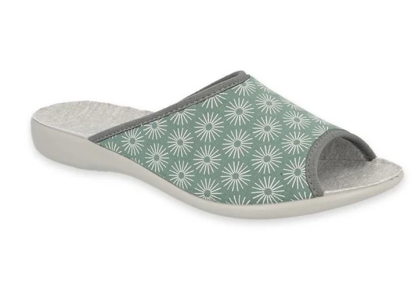 BEFADO 254D141 dámske papuče Viki green 36 254D141_36