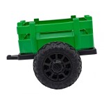 Mamido Detský elektrický traktor BLAST s prívesom 2x200W zelený