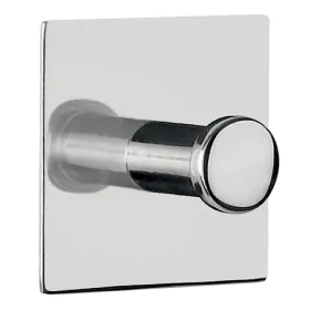 Spirella PUNT-Square hranatý háčik na uteráky lesklá nerez oceľ / samolepiaci / 45 x 45 mm (7610583139856)