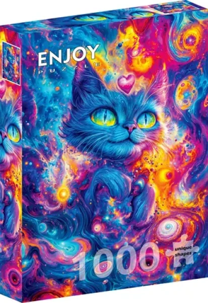 ENJOY Puzzle Kozmická mačka