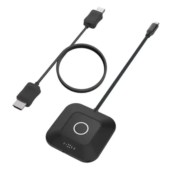 FIXED Bezdrôtový HDMI Adaptér AirLink 100W PD 3.0 čierny (FIXA-AL-BK)