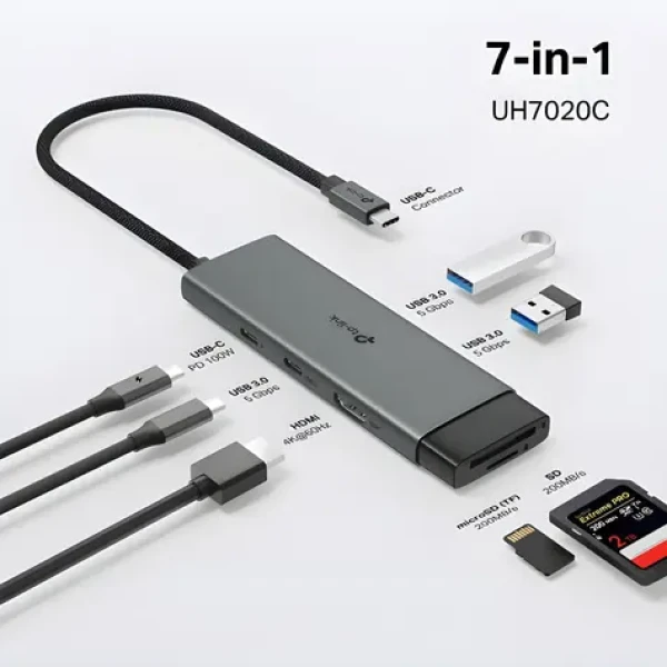 TP-LINK UH7020C / USB hub / Type-C / 7 portov (UH7020C)