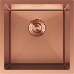 MEXEN - Trixo oceľový drez 1-bowl 440 x 440 mm, meď 6413441000-65