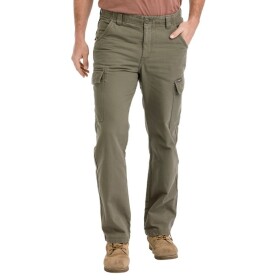 Bushman PÁnske kapsáčové nohavice Klawer, tmavá khaki 60