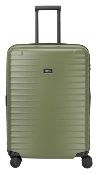 Stredný škrupinový kufor Titan Upgrade M plus Forest green
